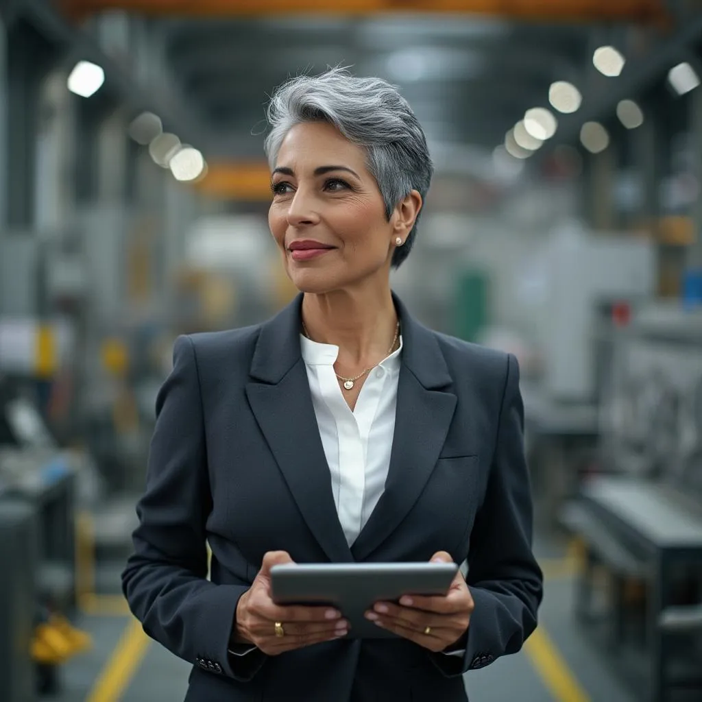 Foto de María Elena Suárez, Directora General de Industrias del Valle